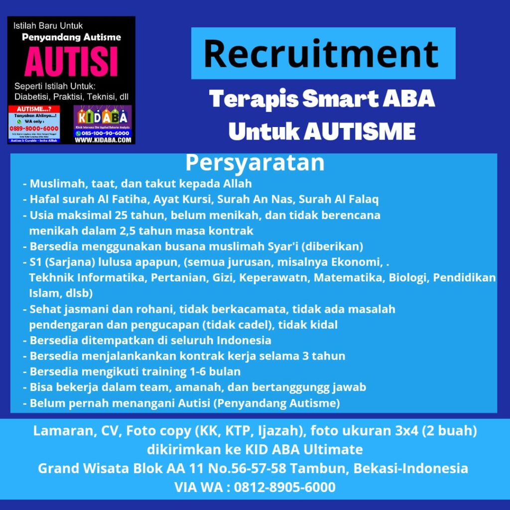Lowongan Kerja - KID ABA Ultimate - Loker Terkini