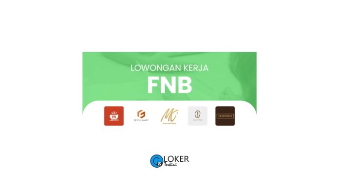 Lowongan Kerja F&B TERBARU SEPTEMBER 2023